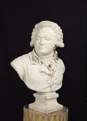 Busto de Mirabeau (1749-91) 1791 (gesso)